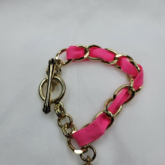 *FINAL PRICE* Juicy Couture Solid Perfume Ribbon Charm Bracelet - Picture 3 of 10